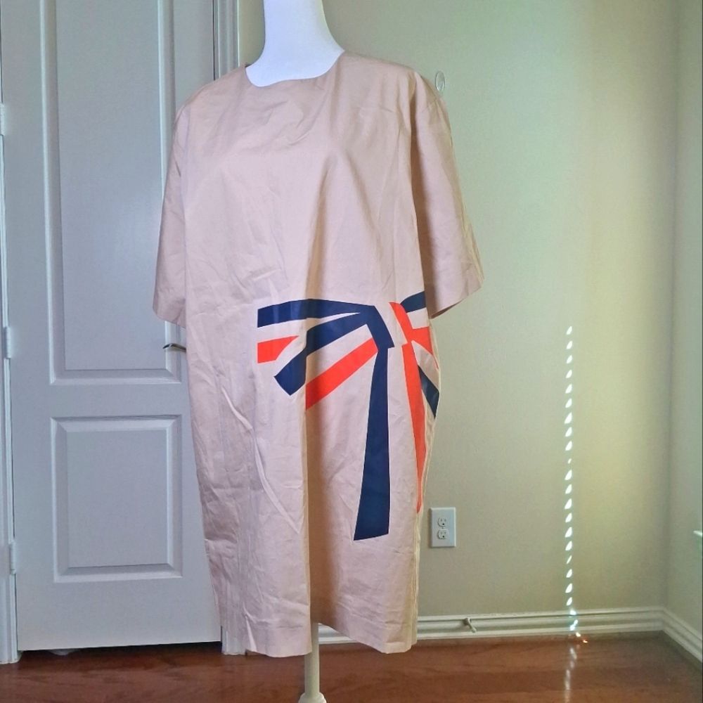 EMIN and PAUL SHOREDITCH 100% Cotton Tunic Shift OS Preppy Summer Vacation Dress